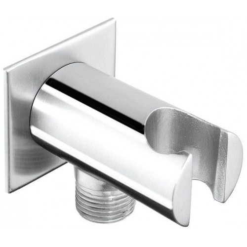 SAPHO Vývod sprchy s držákem, kulatý, chrom AQ615