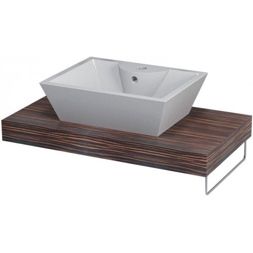 SAPHO ELSA 59701DB deska 80x44cm, otvor uprostřed, dub tmavý SAPHO ELSA 59701DB deska 80x44cm, otvor uprostřed, dub tmavý