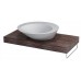 SAPHO ELSA 59502MK deska 90x44cm, otvor uprostřed, makassar