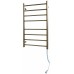 SAPHO REDONDO Elektrický sušák ručníků, kulatý, 500x900 mm, 75W, bronz ER320