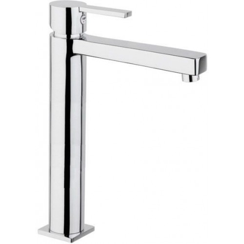 SAPHO ESPADA stojánková umyvadlová baterie s výpustí, prodloužená hubice, chrom ES07