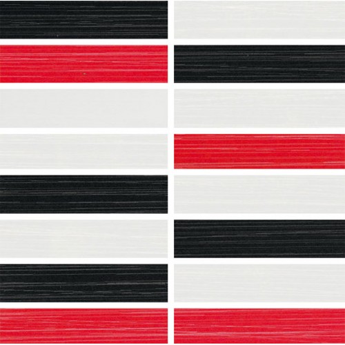 SAPHO FASHION Malla Rojo keramická mozaika 20x20 FSN015