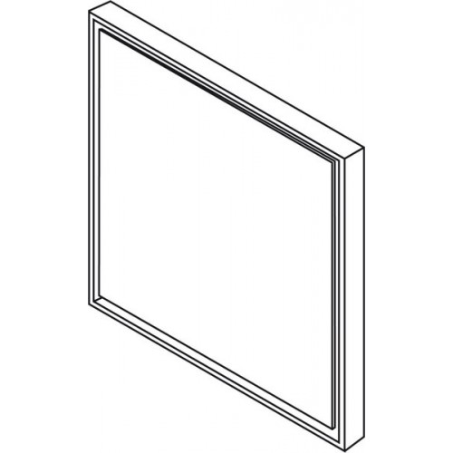 SAPHO FLOAT zrcadlo s RGB osvětlením 55x55cm, bílá 22391