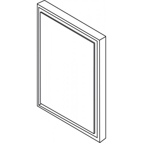 SAPHO FLOAT zrcadlo s RGB osvětlením 40x60cm, bílá 22392