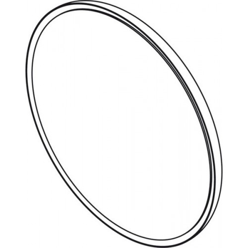 SAPHO FLOAT zrcadlo s RGB osvětlením průměr 60cm, bílá 22575