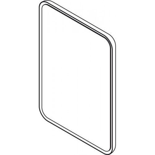 SAPHO FLOAT zrcadlo s RGB osvětlením 50x70cm, bílá 22577