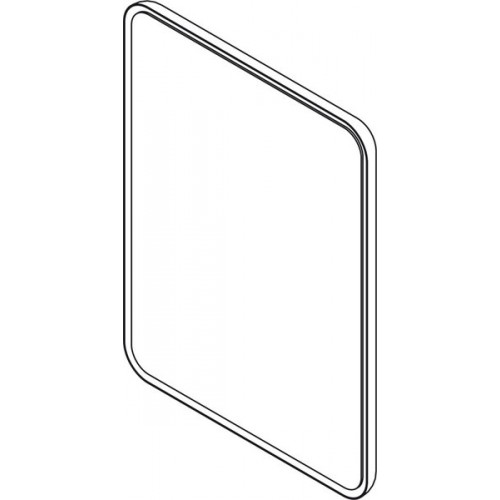 SAPHO FLOAT zrcadlo s RGB osvětlením 60x80cm, bílá 22578