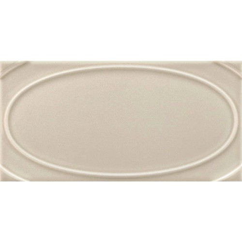 SAPHO FORMAE Oval Ecru keramická obkládačka 13x26 OVA5