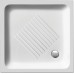 SAPHO Keramická sprchová vanička, čtverec 90x90x12cm 439011