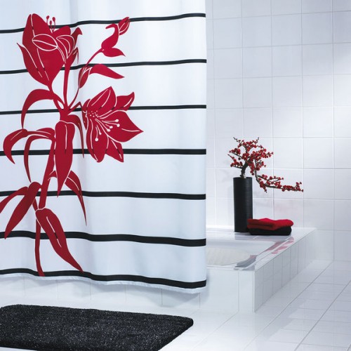 SAPHO HOKKAIDO sprchový závěs 180x200cm, polyester 47926 SAPHO HOKKAIDO sprchový závěs 180x200cm, polyester 47926