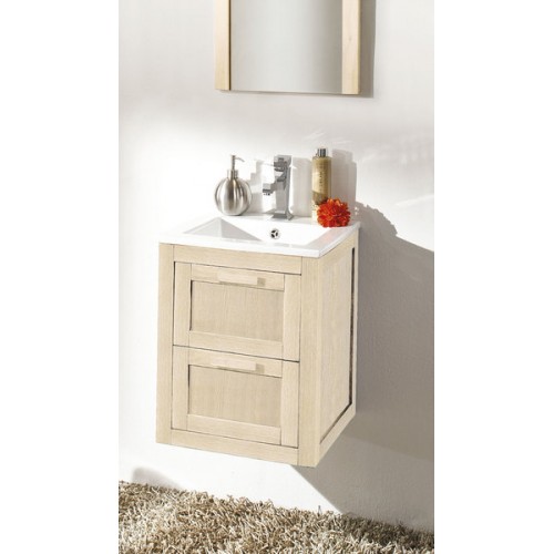 SAPHO IBIS 41-S skříňka s umyvadlem, š. 40cm, rovere sbiancato IB-41S SAPHO IBIS 41-S skříňka s umyvadlem, š. 40cm, rovere sbiancato IB-41S