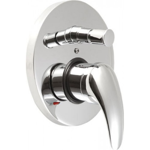 AQUALINE KASIOPEA podomítková sprchová baterie, 2 výstup, chrom 1107-42 AQUALINE KASIOPEA podomítková sprchová baterie, 2 výstup, chrom 1107-42