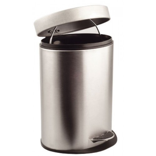 SAPHO SIMPLE LINE odpadkový koš oválný 5l, nerez mat 27205 SAPHO SIMPLE LINE odpadkový koš oválný 5l, nerez mat 27205