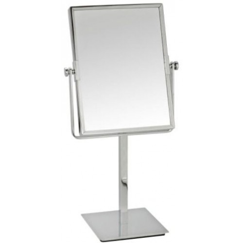 SAPHO Kosmetické zrcátko hranaté bez osvětlení 120x200mm, chrom 112201312