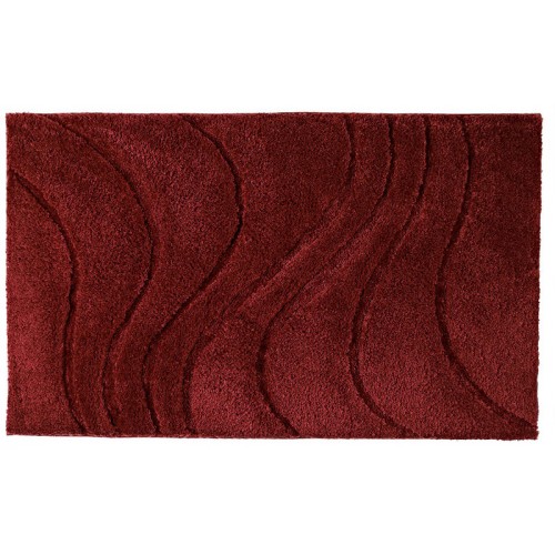SAPHO LA OLA předložka 60x90cm s protiskluzem, polyester, červená 729316