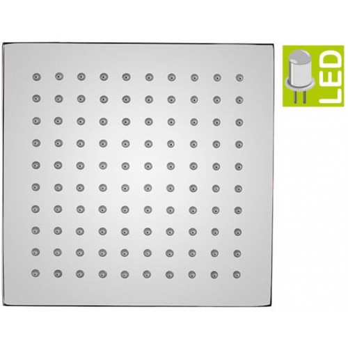SAPHO SLIM MS583 LED hlavová sprcha, čtverec 300x300mm, mosaz