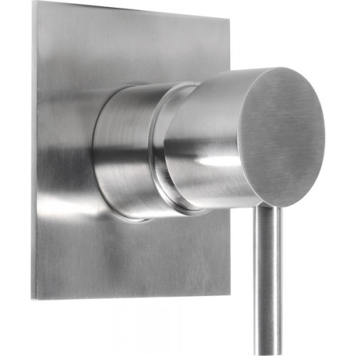 SAPHO MINIMAL podomítková sprchová baterie, 1 výstup, nerez MI041