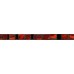 SAPHO PIZARRA Listelo Flash Rojo keramická listela 4,5x50 (P7) PZR008