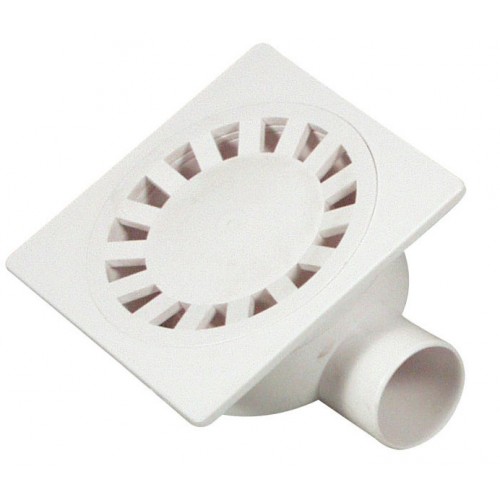 SAPHO Podlahová vpusť 149x149, odpad 50mm, bílá SI50000 SAPHO Podlahová vpusť 149x149, odpad 50mm, bílá SI50000