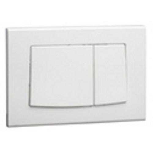 SAPHO Mechanické tlačítko dvojité, bílá VS0872501