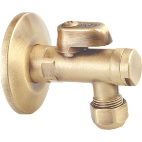 SAPHO Rohový ventil s matkou, 1/2"x 3/8", bronz 2020BRO SAPHO Rohový ventil s matkou, 1/2"x 3/8", bronz 2020BRO