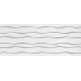 SAPHO ROYAL SUITE Decor Waves White keramická obkládačka 20x50 013063
