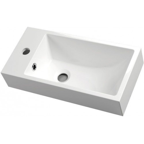 SAPHO ARIANA umyvadlo 50x25cm, litý mramor, levé SM012