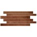 SAPHO SOFT Interlock Copper keramická mozaika 29,7x60 (bal. 6 ks) SFT008