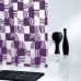 SAPHO SWING sprchový závěs 180x200cm, polyester, lila 42371