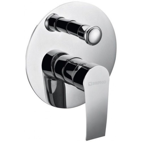 SAPHO TREVIA podomítková sprchová baterie, 2 výstupy, chrom TN042