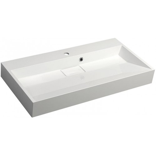 SAPHO AMUR umyvadlo 90x46 cm, litý mramor, 55032 SAPHO AMUR umyvadlo 90x46 cm, litý mramor, 55032