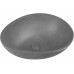 PUNC Betonové umyvadlo včetně výpusti, 53x39cm, černý granit BH7001