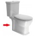 SAPHO CLASSIC WC mísa kombi spodní/zadní odpad 871711