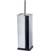 AQUALINE SIMPLE LINE WC štětka hranatá, leštěná nere GA1210