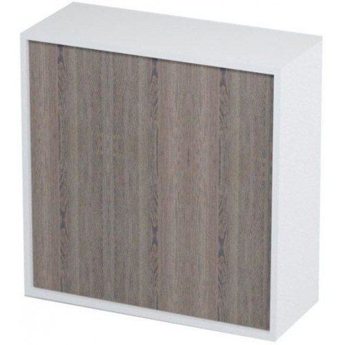 SAPHO KROMA skříňka horní 40x40x16cm, levá, bílá/mali wenge KR061L