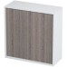 SAPHO KROMA skříňka horní 40x40x16cm, levá, bílá/mali wenge KR061L
