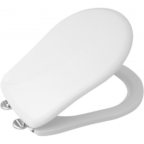SAPHO RETRO 109001 WC sedátko, polyester, bílá/chrom