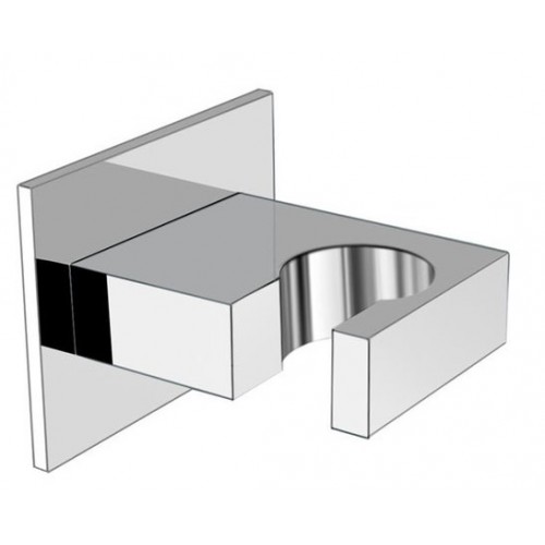 SAPHO FIX pevný držák sprchy, hranatý, chróm AQ586