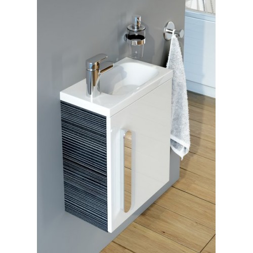 RAVAK Chrome SD 400 Skříňka pod umývátko, korpus S-Onyx X000000539