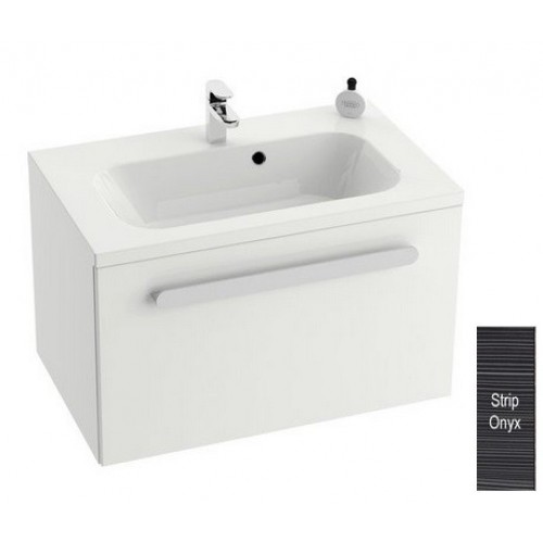 RAVAK Chrome SD 600 Skříňka pod umyvadlo, S-Onyx/bílá X000000531