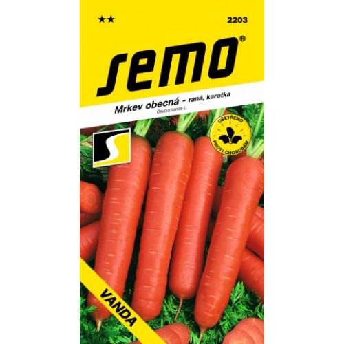 SEMO Mrkev obecná raná VANDA 2203 SEMO Mrkev obecná raná VANDA 2203