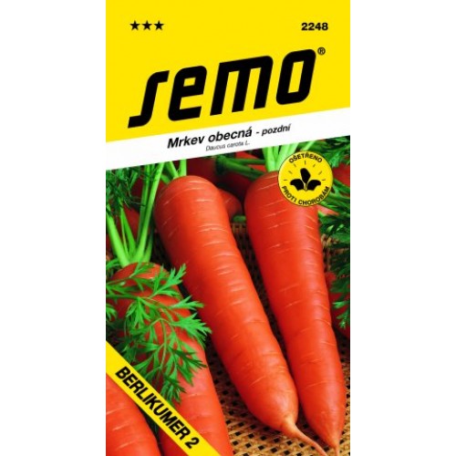 SEMO Mrkev obecná pozdní BERLIKUMER 2 (ROMOSA) 2248 SEMO Mrkev obecná pozdní BERLIKUMER 2 (ROMOSA) 2248