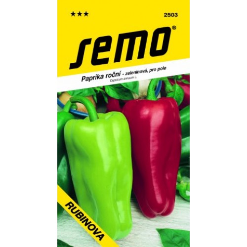 SEMO Paprika sladká RUBINOVA 25039