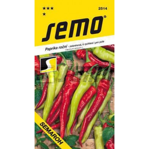 SEMO Paprika sladká SEMAROH 2514 PO EXPIRACI!!!! SEMO Paprika sladká SEMAROH 2514 PO EXPIRACI!!!!