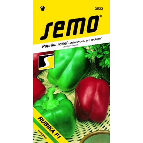 SEMO Paprika sladká RUBIKA F1 2533 SEMO Paprika sladká RUBIKA F1 2533