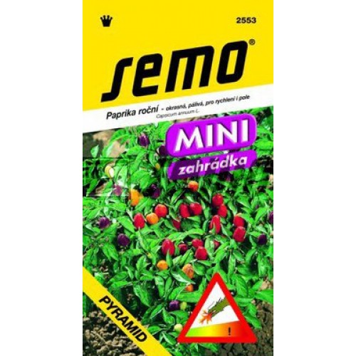SEMO Paprika pálivá PYRAMID 2553 SEMO Paprika pálivá PYRAMID 2553