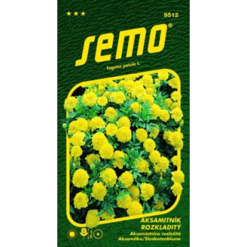 SEMO Aksamitník rozkladitý LEMON DROP 9512 SEMO Aksamitník rozkladitý LEMON DROP 9512