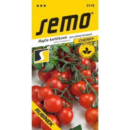 SEMO Rajče keříčkové RUBÍNEK 3118 SEMO Rajče keříčkové RUBÍNEK 3118