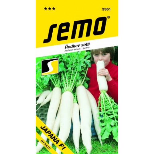 SEMO Ředkev JAPANA F1 33019 PO EXPIRACI!!!! SEMO Ředkev JAPANA F1 33019 PO EXPIRACI!!!!