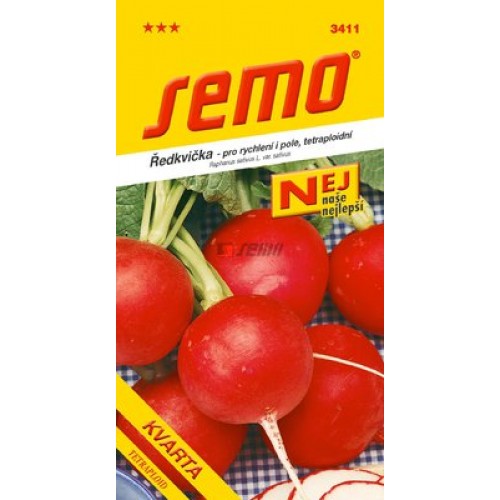 SEMO Ředkvička KVARTA - tetraploidní 3411 SEMO Ředkvička KVARTA - tetraploidní 3411